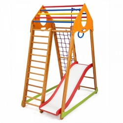 Детский спортивный комплекс SportBaby BambinoWood Plus 1 ( купить ДЕТСКИЕ СПОРТИВНЫЕ КОМПЛЕКСЫ ДЛЯ ДОМА Днепропетровск )