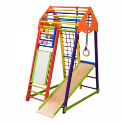 Детский спортивный комплекс SportBaby BambinoWood Color Plus ( купить ДЕТСКИЕ СПОРТИВНЫЕ КОМПЛЕКСЫ ДЛЯ ДОМА Днепропетровск )