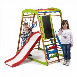 Детский развивающий спортивно-игровой комплекс - BabyWood Plus 3 ( купить ДЕТСКИЕ СПОРТИВНЫЕ КОМПЛЕКСЫ ДЛЯ ДОМА Днепропетровск )