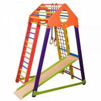 Детский спортивный комплекс BambinoWood Color ( купить ДЕТСКИЕ СПОРТИВНЫЕ КОМПЛЕКСЫ ДЛЯ ДОМА Днепропетровск )