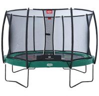 Батут Berg Elite+ 430 Green с сеткой T-series ( купить БАТУТЫ BERG (Нидерланды) Днепропетровск )